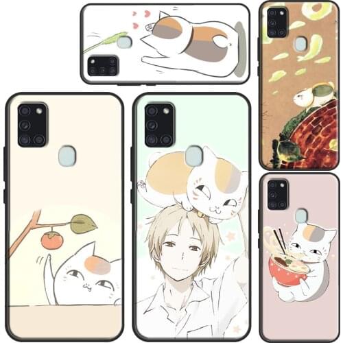 Nyanko Sensei Natsume Yuujinchou Cover Case For Samsung A32 A52 A72 A12 A42 A21S A20e A11 A31 A51 A71 A10 A30S A40 A50 A70
