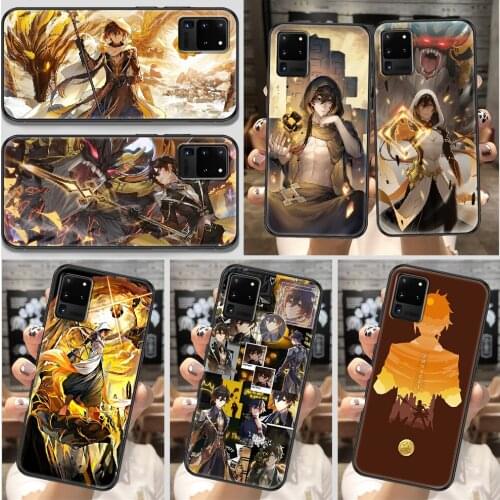 Genshin Impact ZhongLi Phone case For Samsung Galaxy Note 4 8 9 10 20 S8 S9 S10 S10E S20 Plus UITRA Ultra black silicone back