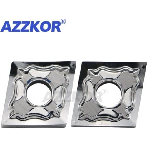 CNMG1204-LH LL-NT01 Turning Tools Inserts CNC Center Lathe For Copper Aluminum Metal AZZKOR Ceramic Carbide Diamond Blades 10pcs