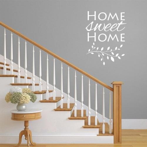 Home Sweet Home Letters Pattern Removable Wall Stickers for Living Room Home Art Decor Vinyl Wallpaper Decals Quotes YY29