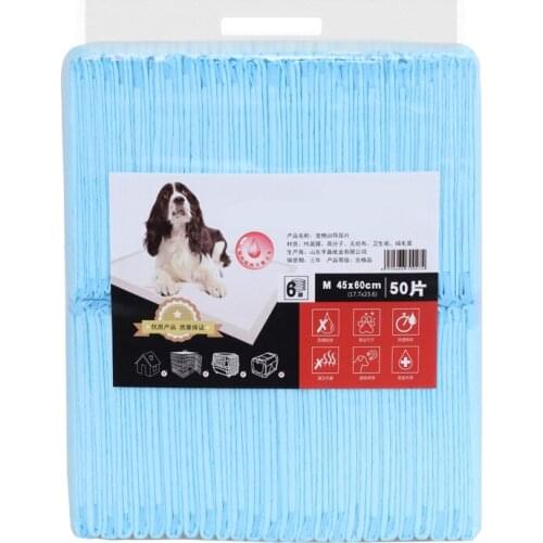 Eco friendly pet diapers super absorbent polymer disposable training pee pad leakproof dry surface toilet cleaning supplies