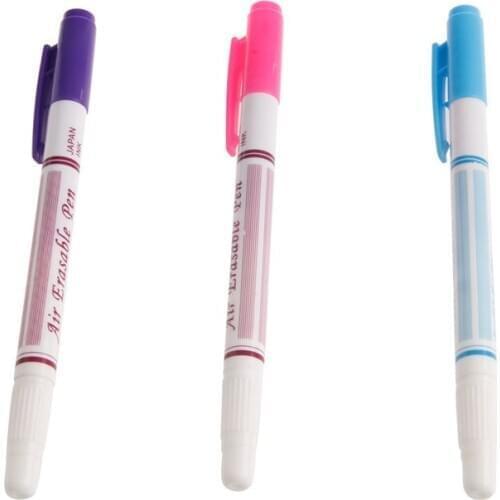 Auto Vanishing Pen Water Erasable Fabric Marker Pen Marking Note Textile Tool 53CA