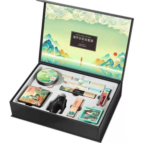 Cosmetic Set Makeup Mushroom Head Air Cushion Finishing Powder Face Powder Pearly Lustre Eye Shadow Valentines Gift Kit