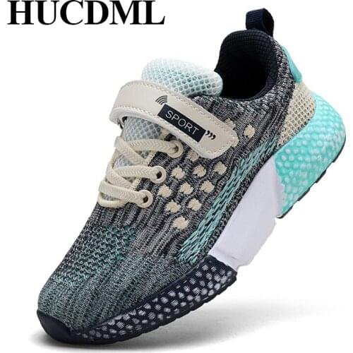 HUCDML Breathable Childrens Sneakers Shoes Boys Girls Casual Running Walking Shoes Non-slip Sole Kids Tennis