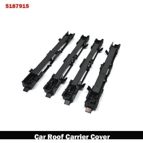 4pcs Car Roof Carrier Cover Rail Trim Moulding Flap 5187915 13125723 Car Accessories Fits For Vauxhall Opel Astra H MK5