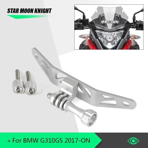 Motorcycle Holder Cam for GoPro Camera Driving Recorder Bracket Front Camera Mount CamRack For BMW G310GS G 310 GS 2017-Up