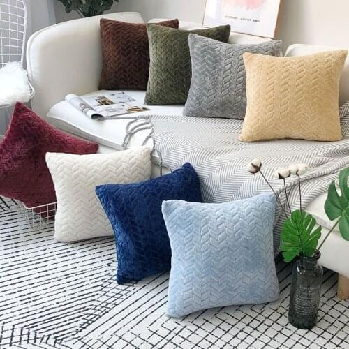 Soft Pillow Cover Square Decorative Pillow Case For Sofa Livingroom Home Decor Pattern Design Fashion Cushion Cover 43x43cm