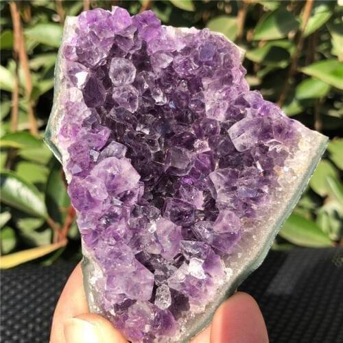 Natural Amethyst Quartz Crystal Cluster Quartz Crystal Druzy Geode Specimen Minerals Reiki Healing Chakra Gemstone Brazil