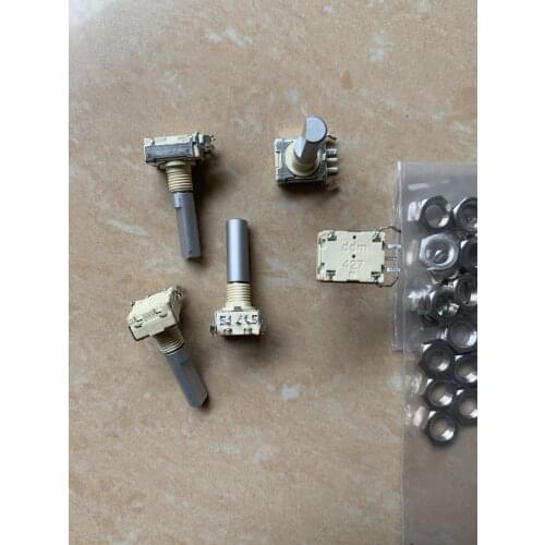 Original New 100% stepping 30 points 5pin instrument control panel DDM427 encoder with switch shaft 25mm