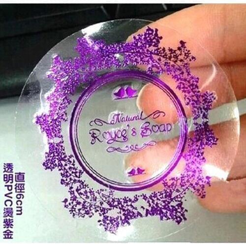 Custom stickers labels printing ,Coated Art Paper sticker print /plastic PVC Vinyl paper transparent clear adhesive round label