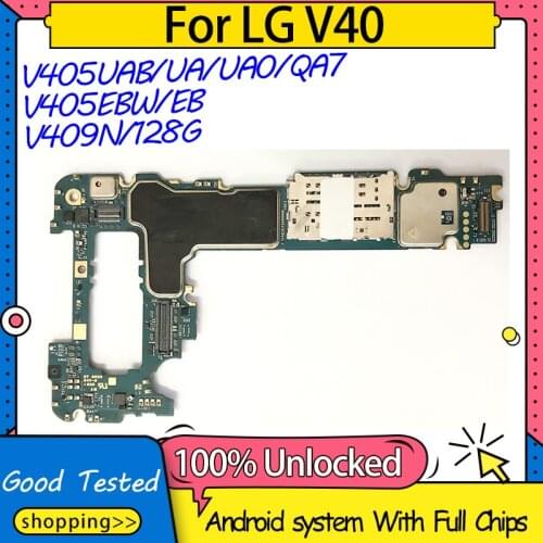 TDHHX Disassemble Motherboard For LG V40 V405UAB/UA/QA7 V405EBW/EB V409N Motherboard Logic Board Mainboard With Full Chips