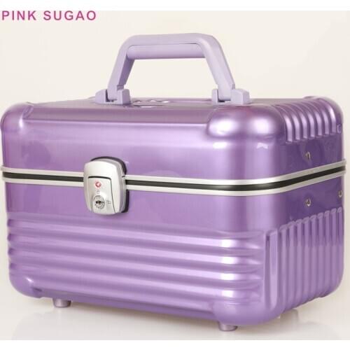 Pink Sugao makeup case travel organizer women makeup bag cosmetic bag fashion make up case luggage toiletry bag purse organizer