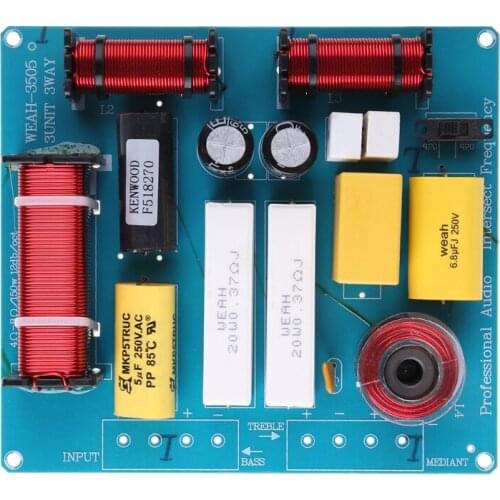 3 Way Treble Weah-3505 Medium Bass Stage Professional Speaker Frequency Divider Crossover Filter