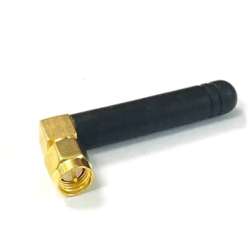 1PC 315Mhz Antenna 2dBi With SMA Male Right Angle Connector Omni Remote aerial 50mm long wholesale price