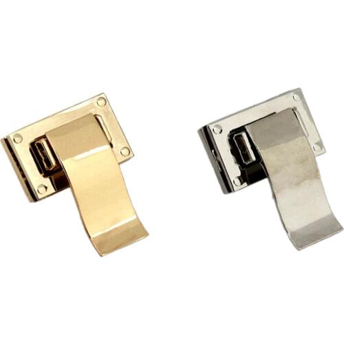 1pcs Metal Long Tongue Lock Fashion Lock Clasp For DIY Handbag Bag Purse Luggage Hardware Closure Bag Parts Accessories