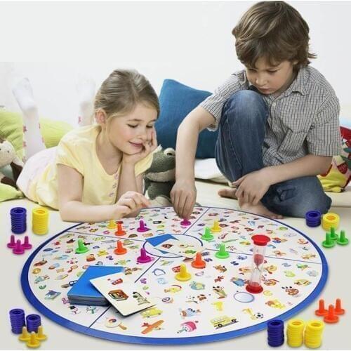 2019 Montessori Puzzle Kids Detectives Looking Chart Board Game Plastic Puzzle Brain Training Education Game Kit Learning Gifts