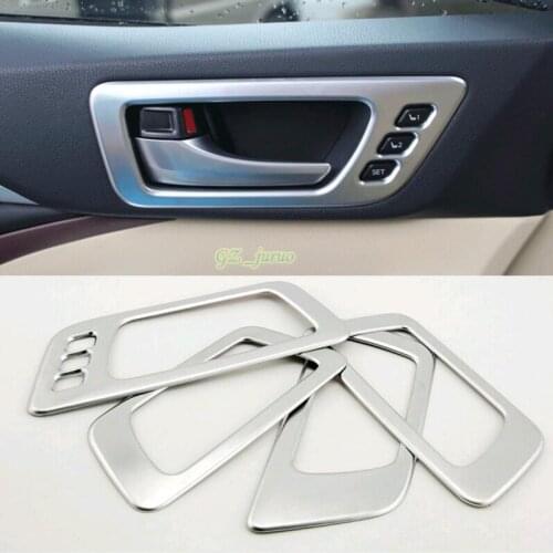 ABS Matt Car Inner Interior Door Handle bowl cover trim 4pcs for Toyota Highlander 2015