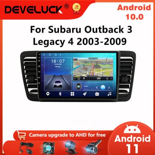 Android 10.0 2 din Car Radio Multimedia Video Player For Subaru Outback 3 Legacy 4 2003-2009 DSP 4G network WiFi GPS Navigaion