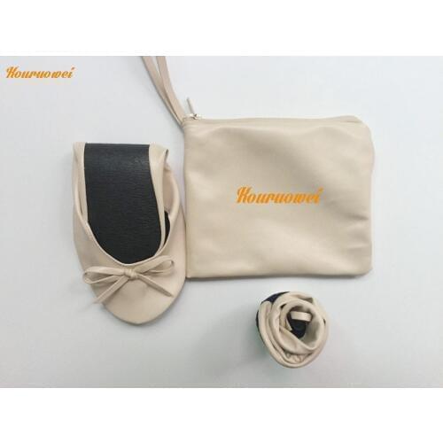 Free shipping ! Christmas gift after party foldable shoes in colorful color with bag