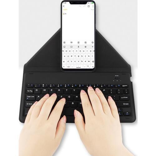 Bluetooth Keyboard For HTC One M8 M9 U11 M10 M7 Mobile phone Wireless Bluetooth keyboard Mouse Stand Case