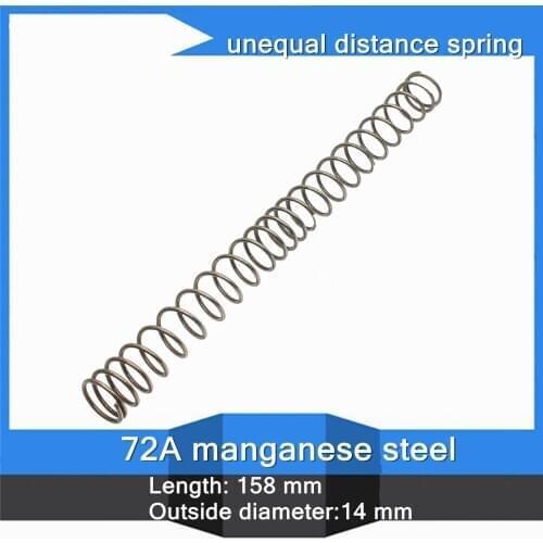 For 370 Water gun toy MOTOR,unequal distance Thick spring,1.3/1.4/1.5MM 72A manganese steel Motor wave box spring