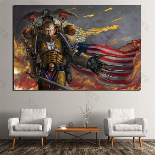 Donald Trump Canvas Paintings and Prints Art Pictures Modern Creative American President Character Posters for Room Decoration