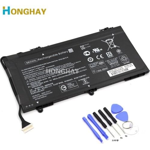 HONGHAY SE03XL Battery For HP Pavilion 14-AL028TX AL029TX 14-AL127TX AL107NE AL102TX HSTNN-LB7G HSTNN-UB6Z TPN-Q171 849568-541