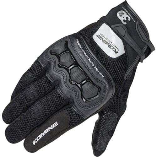 Brown Camo Komine GK-215 Summer 3D Mesh Protective Gloves Motocross Motorbike GK 215 Glove