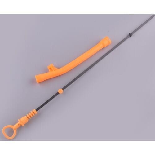 Oil Level Dipstick & Tube Sleeve Car Fit For VW Beetle Golf Jetta Audi TT Quattro 1.8 L4 06A115611B 06A103663B