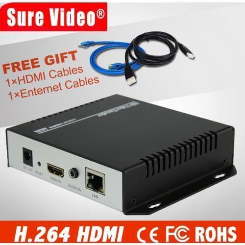 MPEG4 HDMI To IP Live Streaming Video Encoder H.264 RTMP Encoder HDMI Encoder IPTV H264 With HLS HTTP RTSP UDP