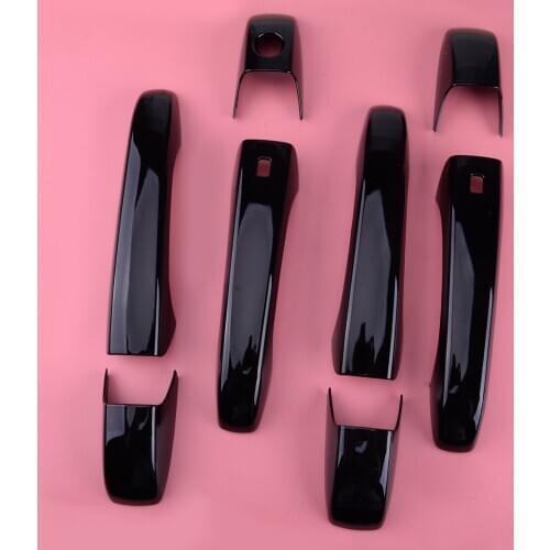 Door Handle Cover Trim Protector Decoration Frame Glossy Black ABS Fit for Jeep Grand Cherokee 2011 2012-2020 Patriot 2007-2017