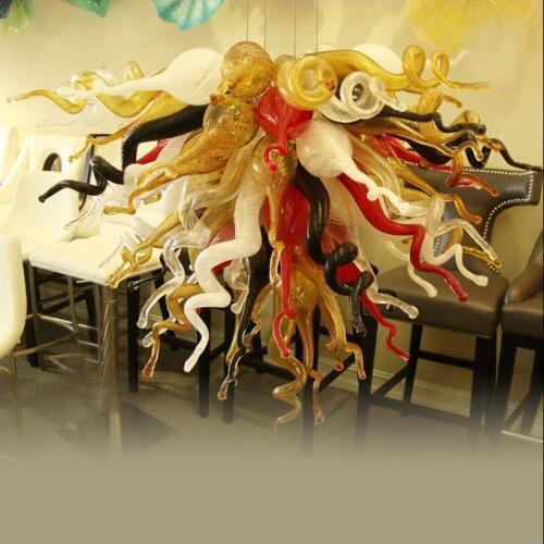 2019 New Arrival for Wedding Decor Mouth Blown Glass Chandelier Lightings High Quality for Foyer Decor