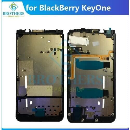 For BlackBerry KeyOne DTEK70 Front Frame Middle Frame With Power Volume Buttons Screen Supporting Holder Chassis Backrest Parts