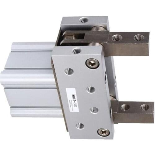 S MC Type Finger Cylinder Gripper Fulcrum Opening and Closing Toggle MHT2-32D Nobrand