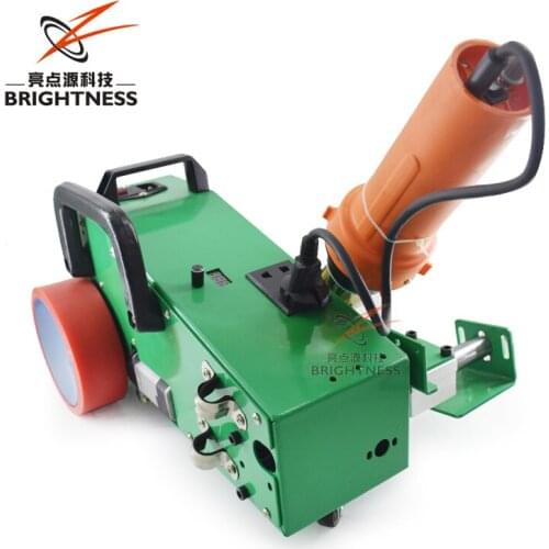 Guangzhou small size portable tarpaulin plastic pvc flex banner heat hot air seam welder welding machine
