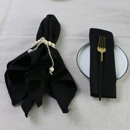 45x45cm Fabric Napkins, 6pcs Reusable Placemat,Table Mat for Kitchen Party Festival Dining Room Decoration