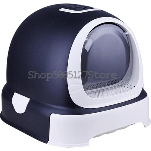 Cat Litter Basin Fully Closed Cat Toilet Drawer Cat Sand Table Deodorization And Deodorization Large Size Splash Proof Extra Lar