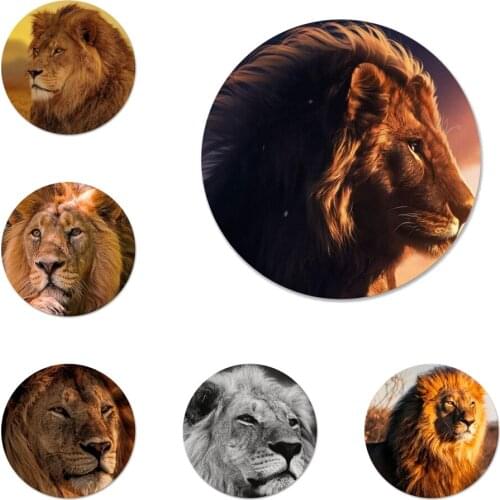 Lion Animal Badge Brooch Pin Accessories For Clothes Backpack Decoration gift