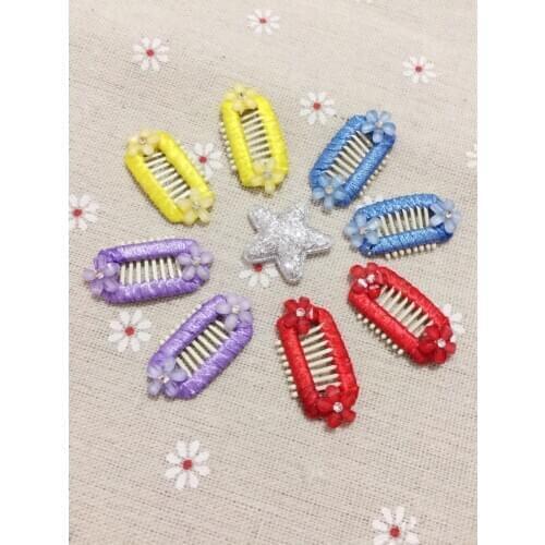 High quality pet hair accessories small dog hair clip lovely pet hairpin 20 pcs/lot mix colors