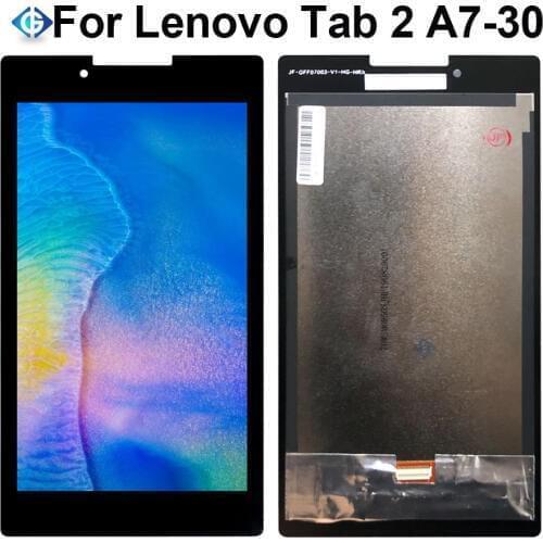 7'' Full LCD Display Touch Screen Digitizer Assembly For Lenovo Tab 2 A7-30 A7-30HC A7-30DC Tablet Screen Panel Repair LCD