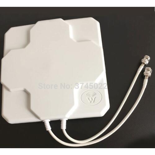 1pcs 4G Lte Outdoor Antenna Dual N female Connector 20cm RG58 Cable 18dbi Directional External 4G Antenna for Huawei Router
