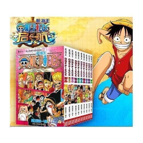 10 Books ONE PIECE Vol.71 72 73 74 75 76 77 78 79 80 Japan Graphic Novel Manga Comic 10 Books Set China Chinese Edition New