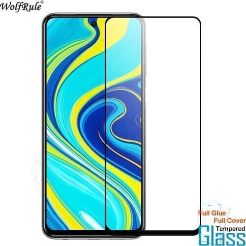 2Pcs Screen Protector For Xiaomi Redmi Note 9S Glass 9 Pro Max Tempered Glass Full Glue Cover Protective Film For Redmi Note 9S