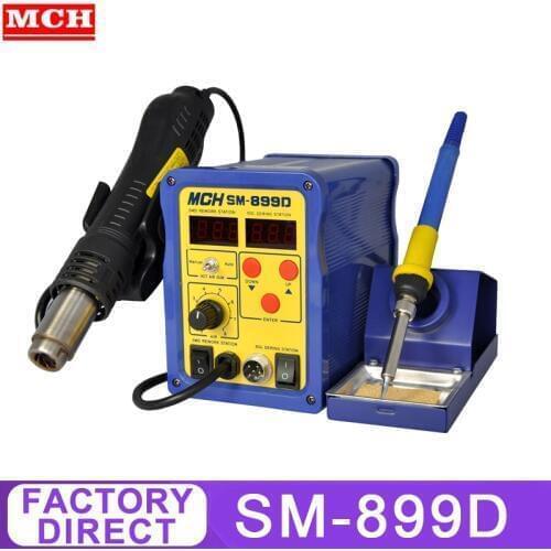 2 In 1 Soldering Station Rework Repair Welding Machine Iron Set Desoldering Tool SM-898D 899D 878AD