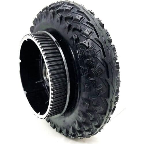 200X50 Wheels With Drive Gear 8X2" Tire for Electric Scooter Wheel Chair Truck Pneumatic Trolley Cart
