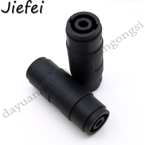 5-30pcs 4 Pin Pole Female To Female Speakon Coupler Adapter Audio Cable Connector