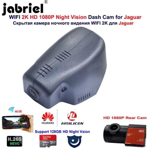 Wifi 2K 1080P Car Dvr Dash Camera Recorder For Jaguar XE XEL XF XFL X260 F-Pace SVR F-Type 2015 2016 2017 2018 2019 2020 2021