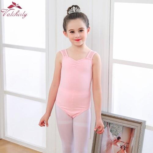 2020 New Girls Ballet Leotard Dancewear High Quality Gymnastics Leotard Kids Ballerina Dance Costume