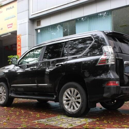 Side Window Deflector For Lexus GX Chrome /Acrylic Sun Rain Deflector Weather Shield Car Accessories 2004-2015