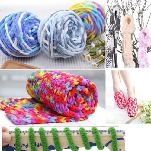 Baby Chunky Cotton Yarn Crochet Yarn For Knitting Wool Yarn Warm Chunky Yarn For Children Hand Knitted Yarn Knit Blanket Sweater